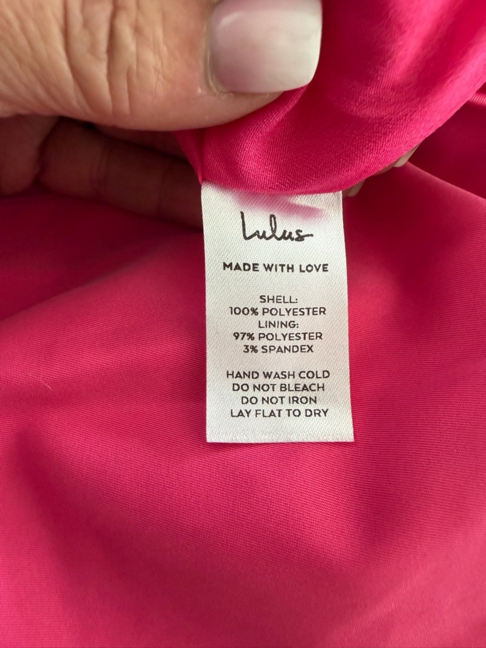 Lulus NWT “Totally Haute” Hot Pink Satin Pleated Off-The-Shoulder Mini Dress Med - Picture 8 of 16